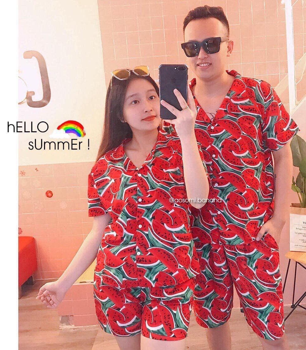 Đồng phục đi biển  Bộ trái cây vải Thái BT5