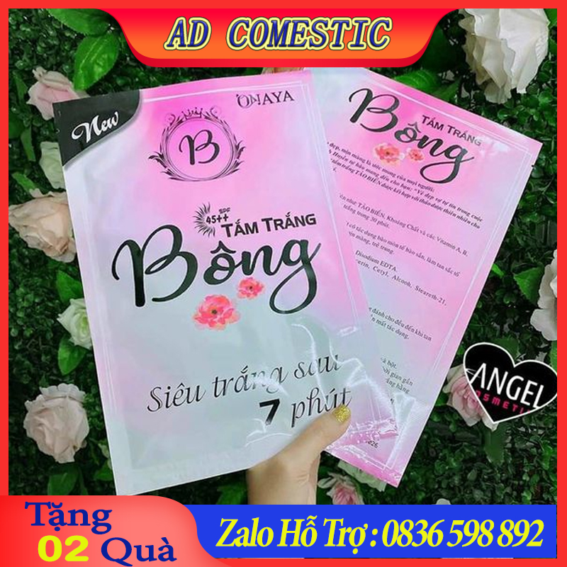 Tắm trắng bông -Siêu trắng sau 7 phút-cấp ẩm dưỡng trắng hiệu quả