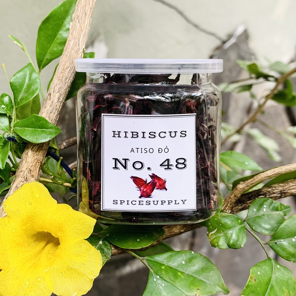 HOT SALE Hibicus tea - Trà hoa atiso đỏ trà hoa bụt giấm nguyên bông gói