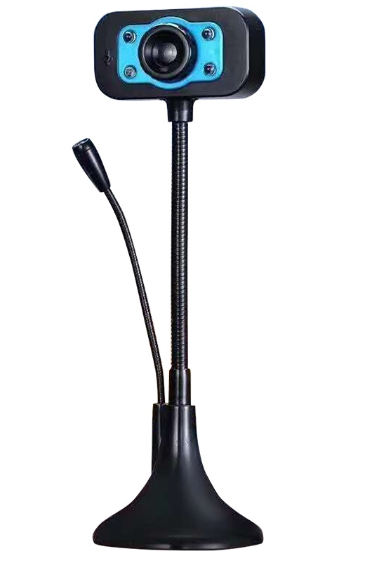 (Bảo hành 06 tháng) Webcam Chân Cao có mic dùng cho máy tính có tích hợp mic và đèn Led trợ sáng - Webcam máy tính để bàn siêu nét 4