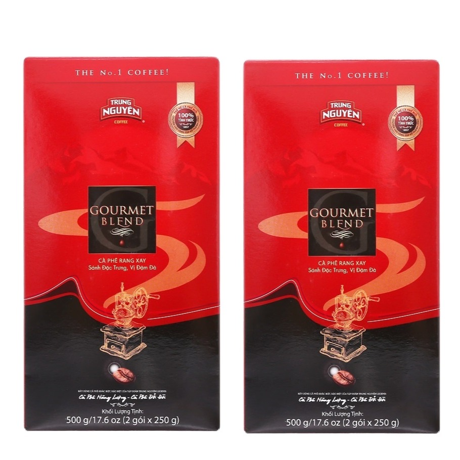 Cà phê Trung Nguyên Goumet Blend Hộp 500gam - Cà phê dành cho pha phin