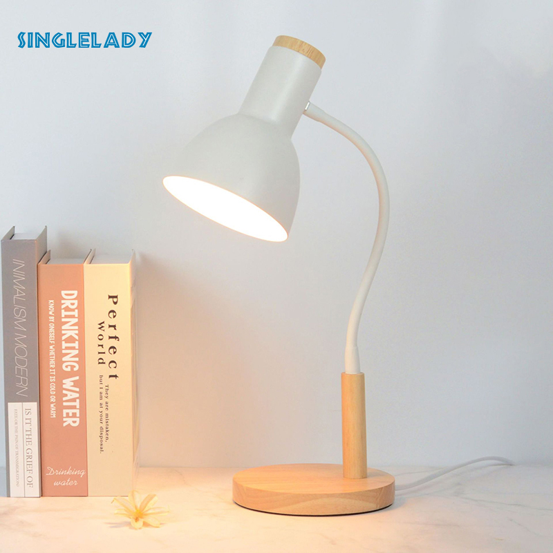 Singlelady đèn bàn đèn bàn led bảo vệ mắt đèn bàn nhỏ đầu giường đọc sách ký túc xá đại học