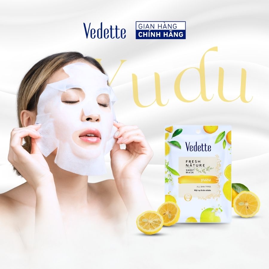 Mặt nạ thiên nhiên Vedette Yuzu 22ml (TPM039)