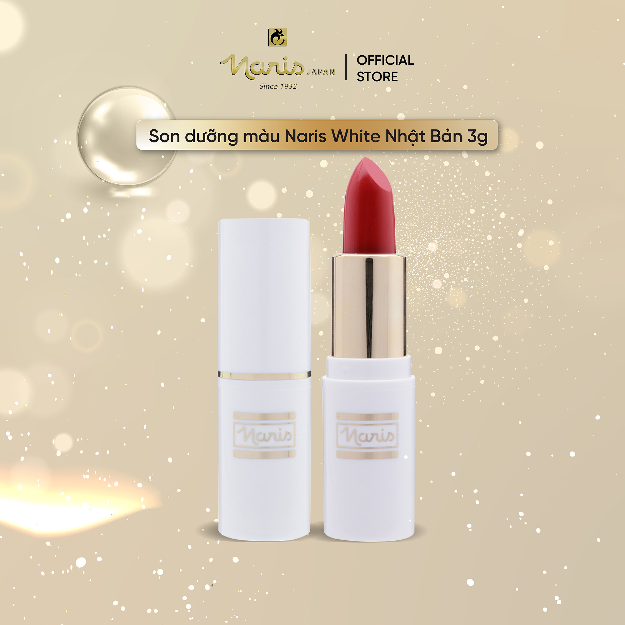 Son mịn môi Naris White 3g