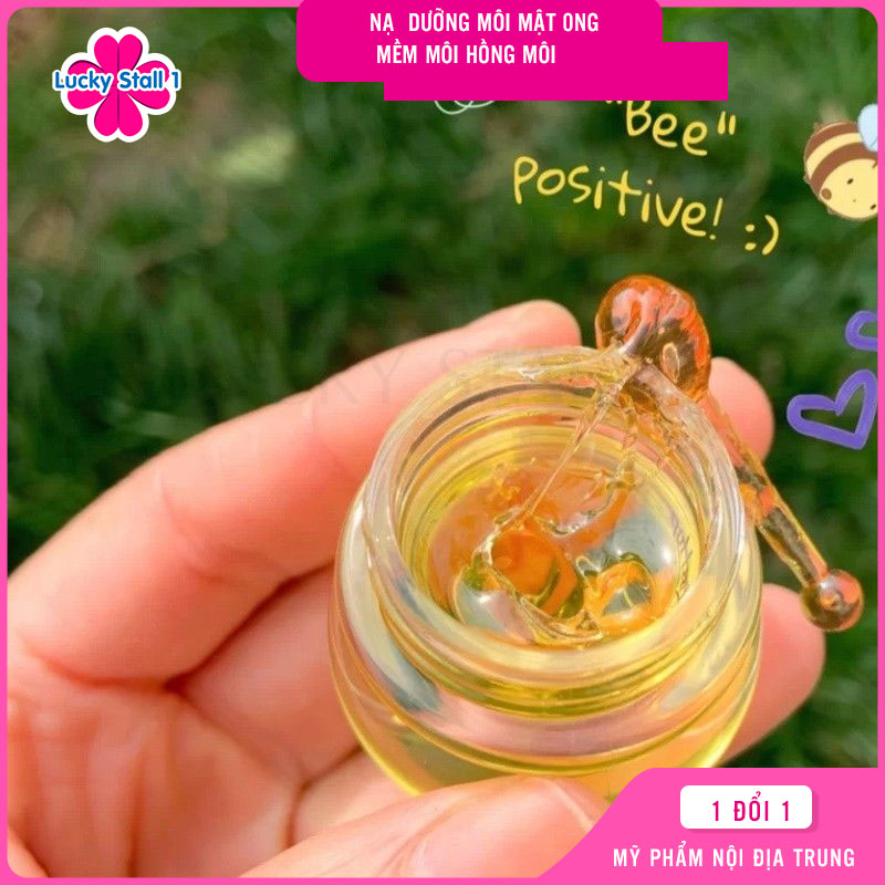 Son dưỡng môi mật ong Son dưỡng môi hình lọ mật ong nội địa trung ,dưỡng môi ,làm ẩm môi ,giúp môi lên màu chuẩn cappuvini
