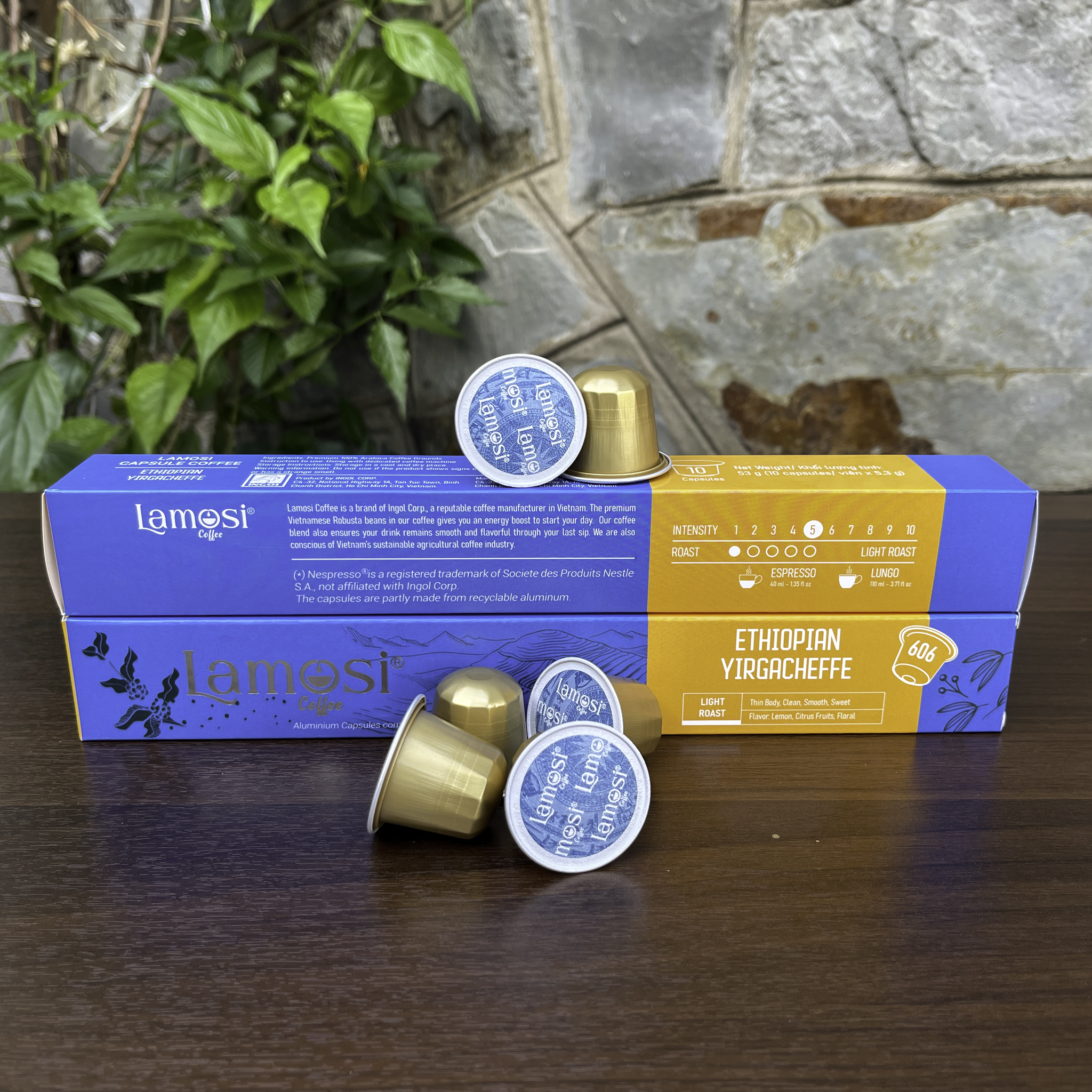 Cà phê viên nén Lamosi Coffee Capsule, 606 Ethiopian Yirgacheffe
