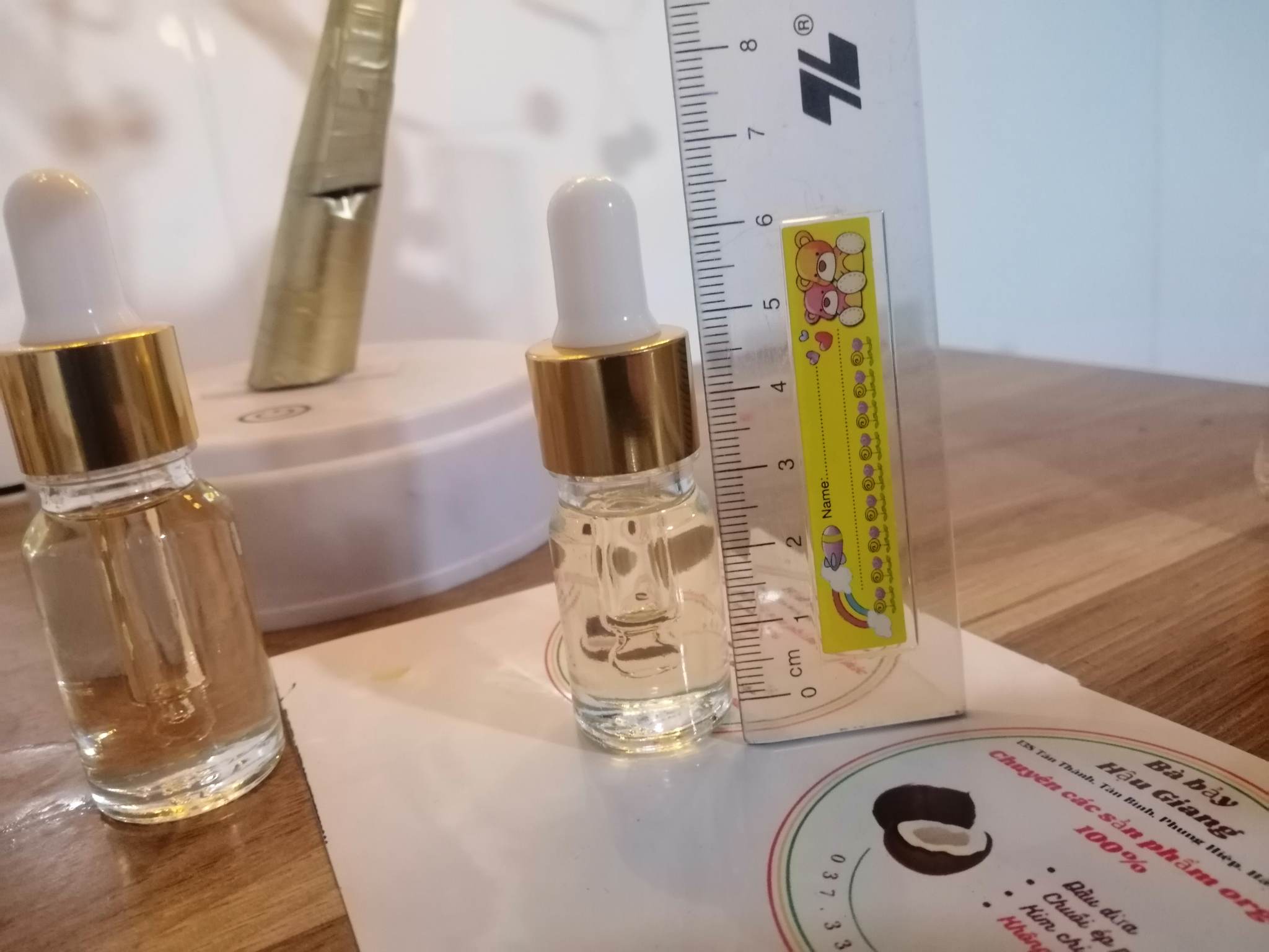 Dầu dừa chai nắp bóp 5ml - Dầu dừa nguyên chất Bà Bảy Hậu Giang