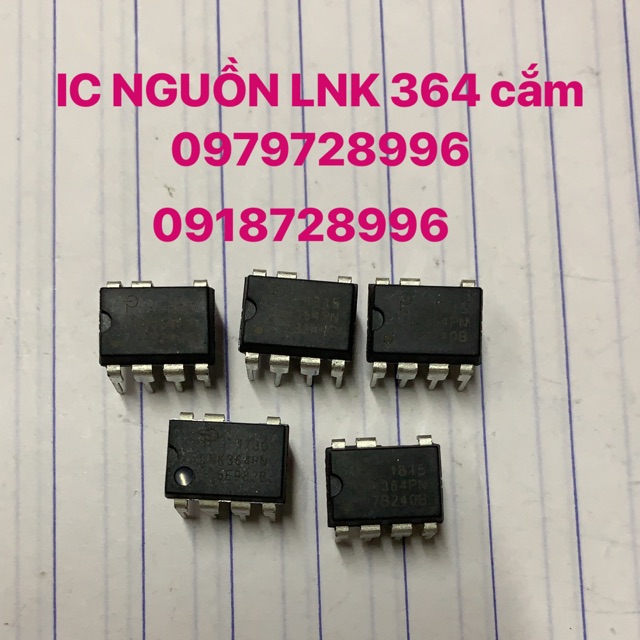 Ic nguồn lnk 364 cắm 7 chân