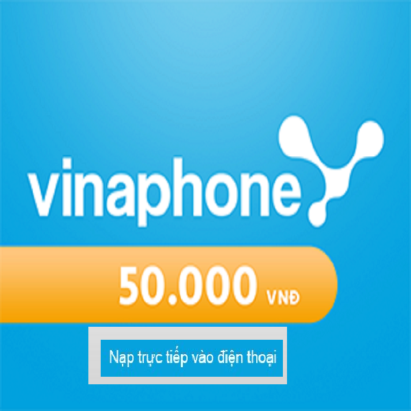 [HCM] THẺ Vinaphone 50.000  & PHÍ CHUYỂN