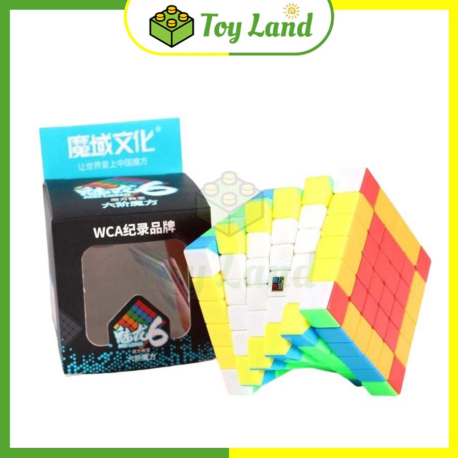 Rubik 6x6 MoYu MeiLong Stickerless Rubic 6 Tầng 6x6x6 Không Viền Đồ Chơi