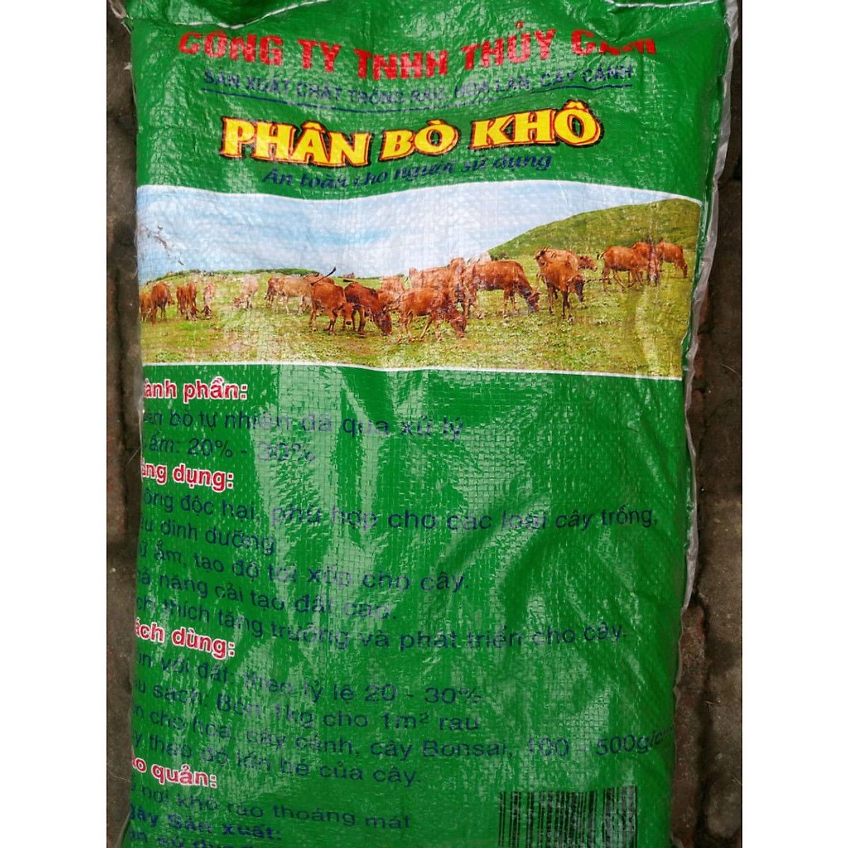 PHÂN BÒ KHÔ AN TOÀN CHO NGƯỜI SỬ DỤNG - BAO 5KG