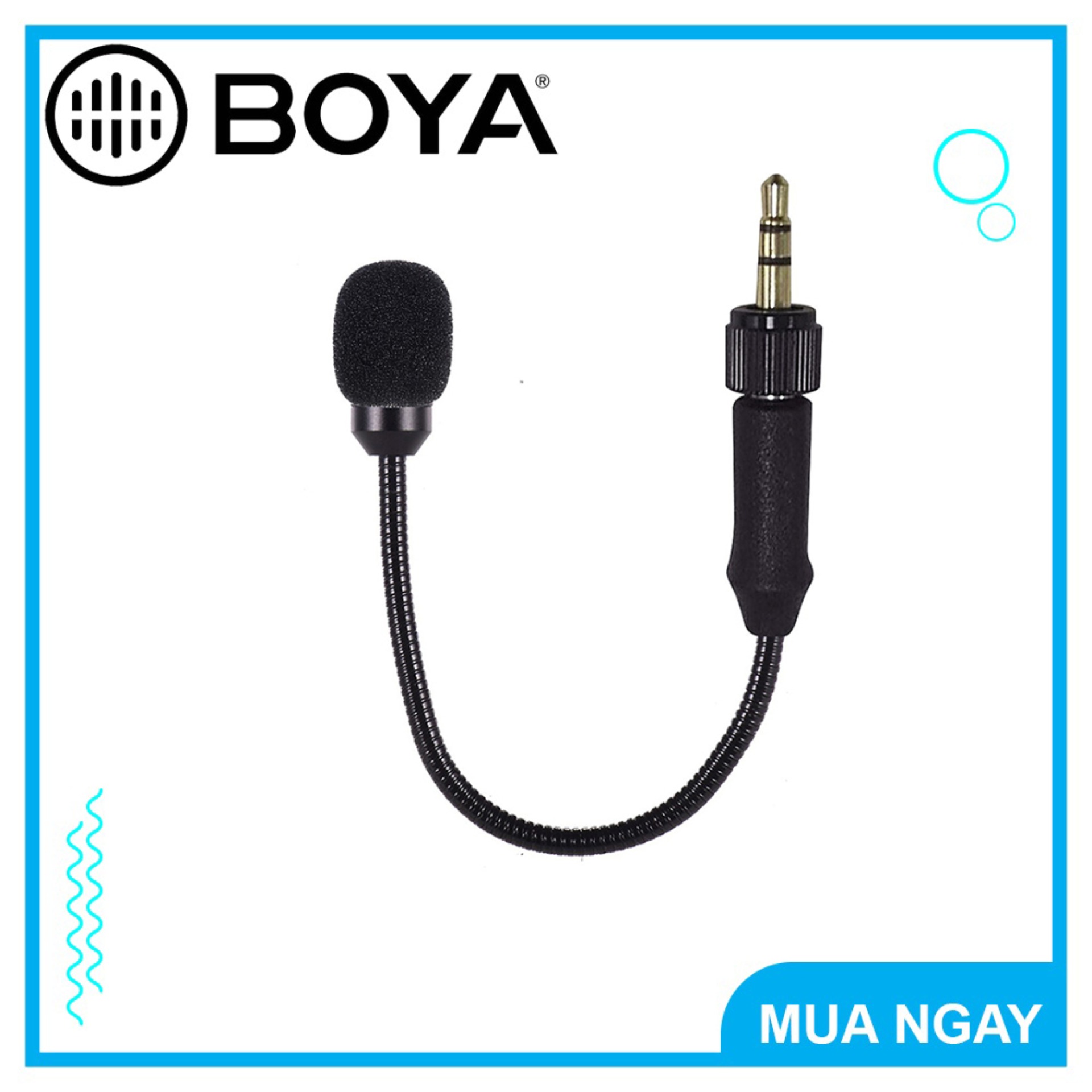 Micro thu âm BOYA BY-UM2 nhỏ gọn, có thể bẻ cong (Fb352)