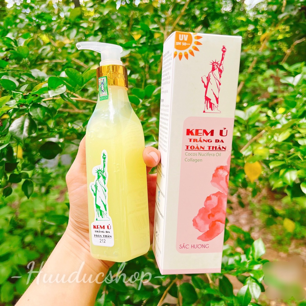 Kem Ủ Trắng Da Toàn Thân Sắc Hương