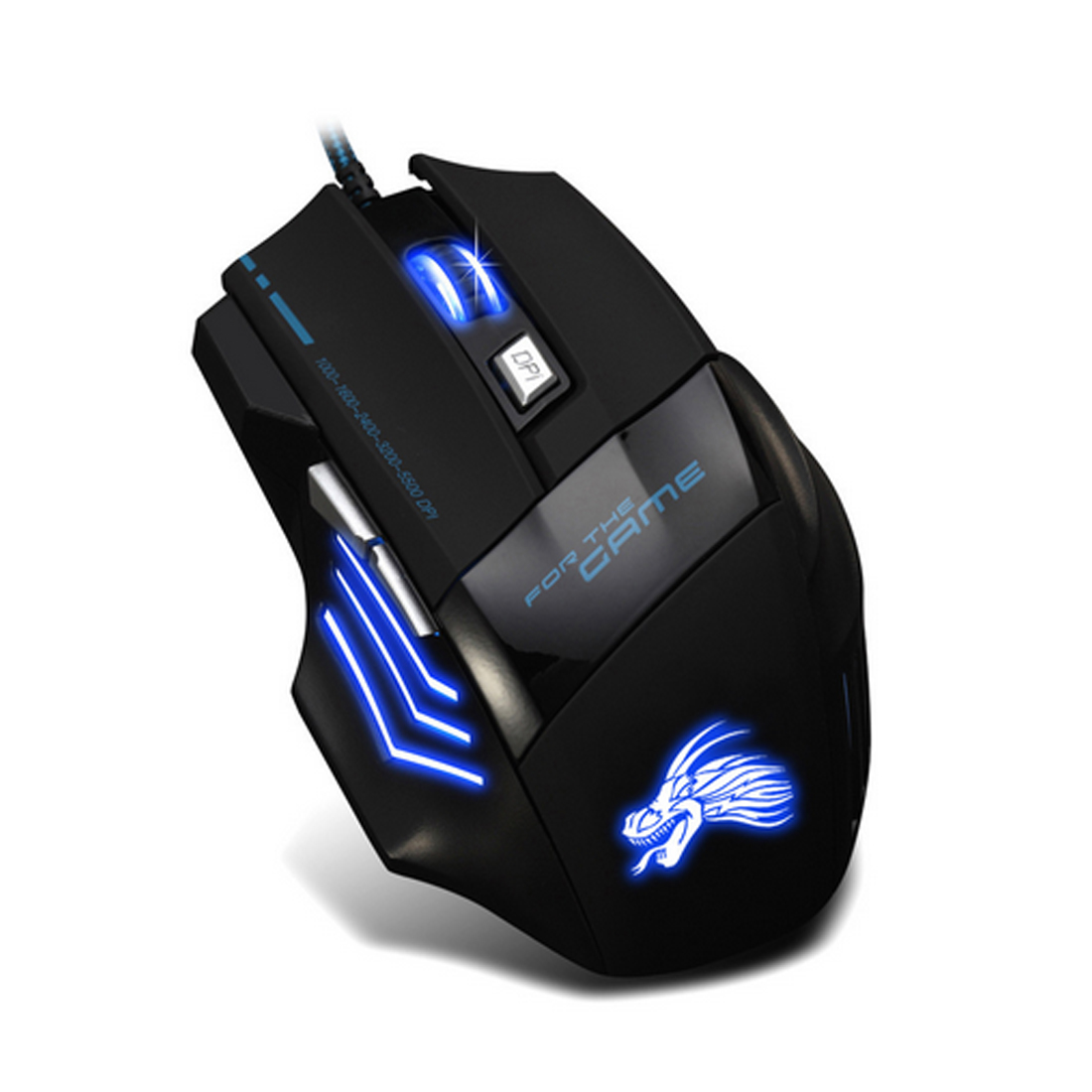 Chuột chơi game kebidumei x3-6 có dây tích hợp đèn led 6 nút bấm 5500 dpi