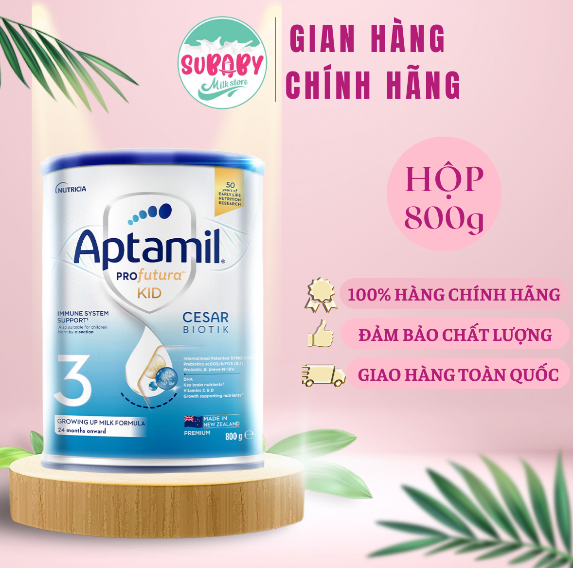 Sữa Aptamil Profutura KID Cesarbiotik số 3 800g