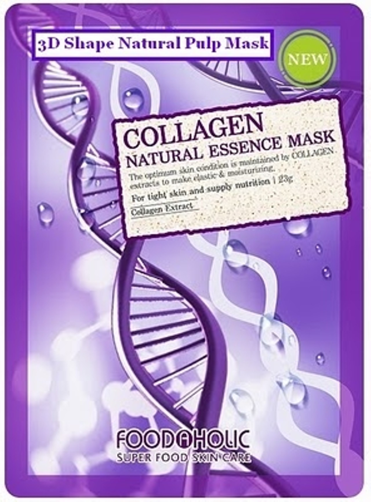 Combo 10 Mặt Nạ Giấy 3D Foodaholic Natural Essence Mask Hàn Quốc