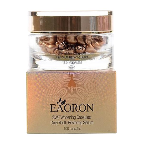 Serum cô đặc hỗ trợ dưỡng trắng da eaoron swf whitening dạng viên, 108 viên
