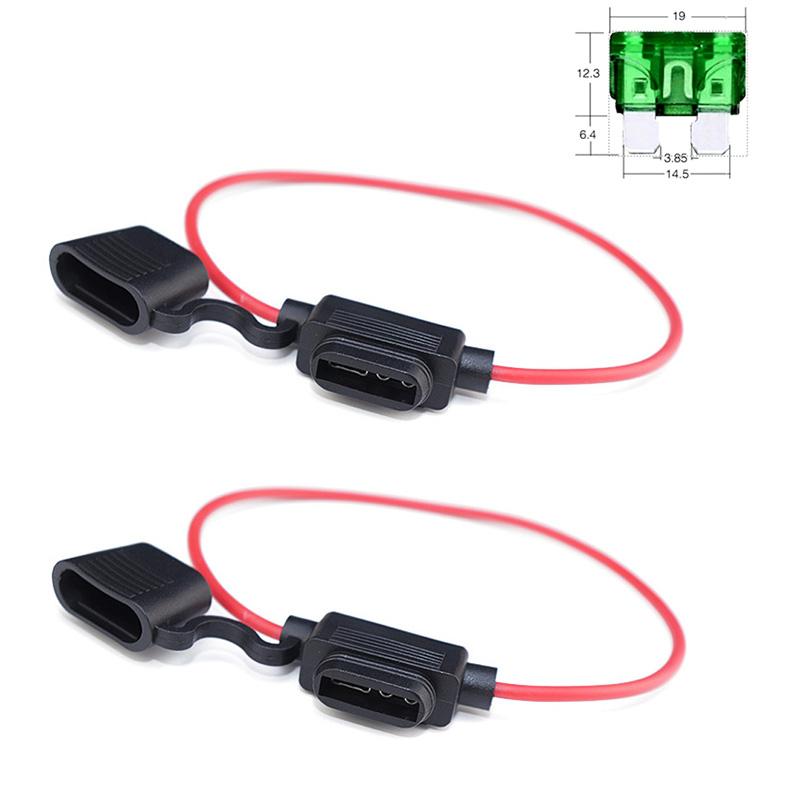 Bộ 2 dây chèn mạch cầu chì Oto/Xe máy loại trung bình size M tiêu chuẩn chống thấm nước