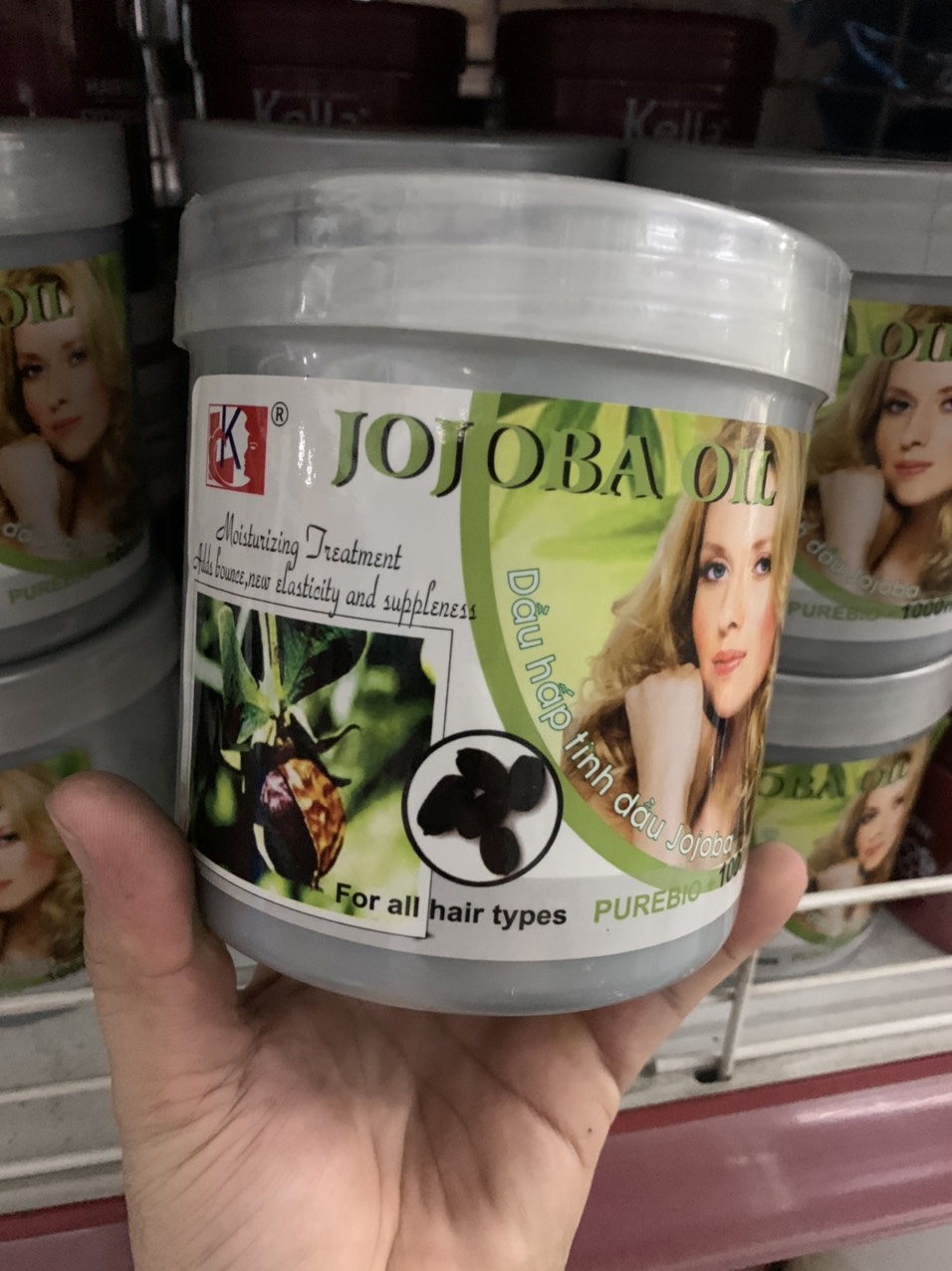 Dầu hấp dưỡng tóc Jojoba 1000ml (Jojoba Oil Repair Hair Treatment)