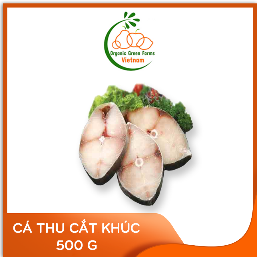 [OGF] - Cá thu cắt khúc (500g Net) - Thích hợp với các món kho, chiên, rim, nướng, sốt cà,... - [Giao nhanh TPHCM]