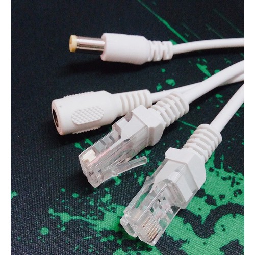 Jack poe chuyển tín hiệu cho camera cặp 2 cái - poe