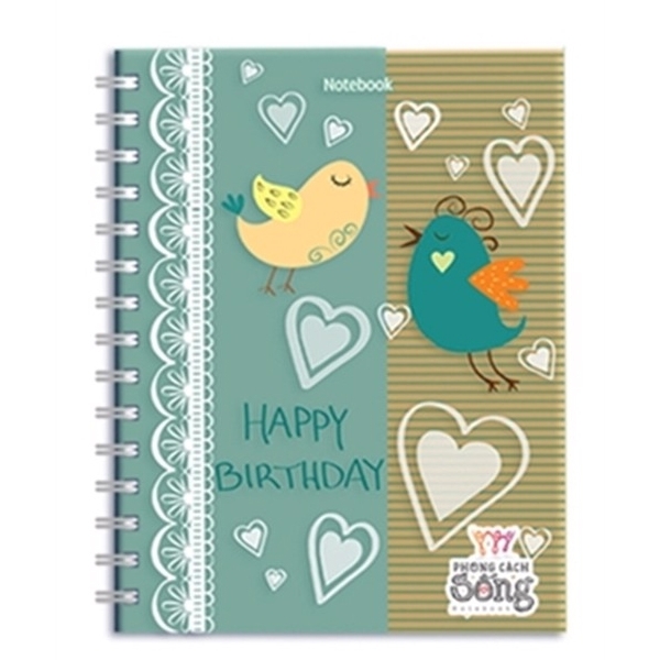 Sổ lò xo notebook pcs-06 - happy birthday