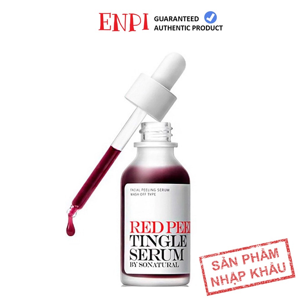 ❉┋  Peel da sinh học SoNatural Red Peel Tingle Serum 35ml