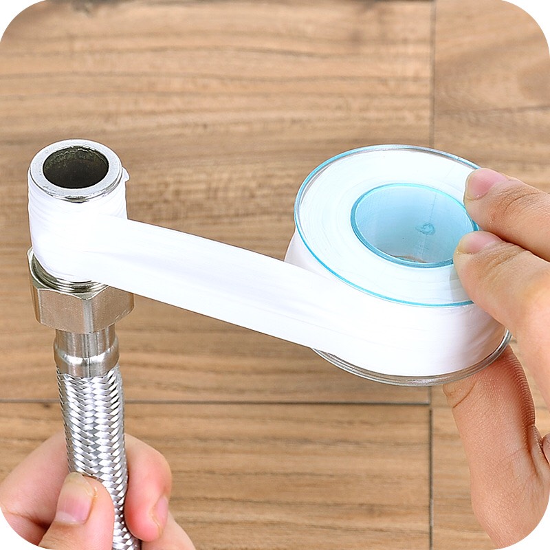 Cuộn băng keo non-băng keo lụa , 1 cao xu non quấn đường ống nước ( khổ dài 10m )