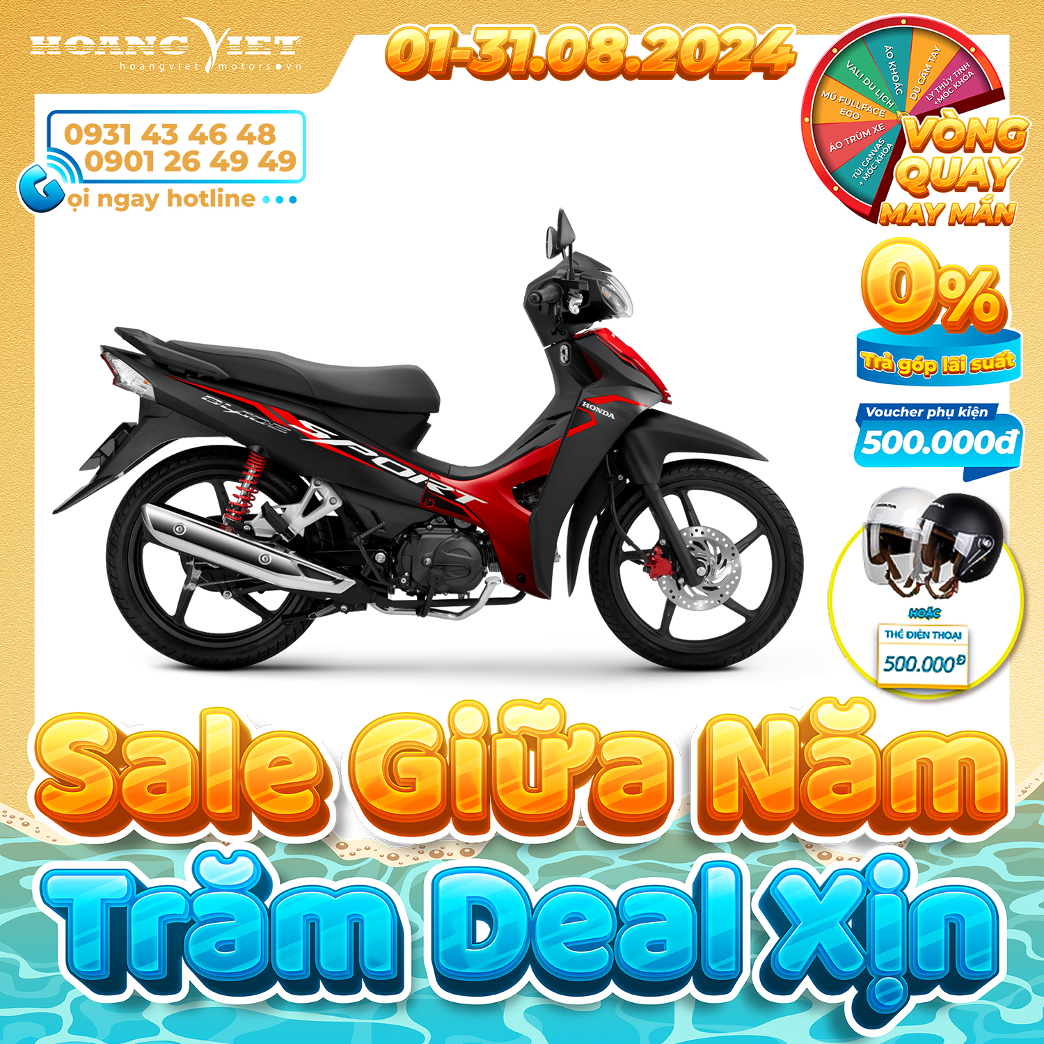 Xe máy honda blade 110cc 2023 - phiên bản thể thao