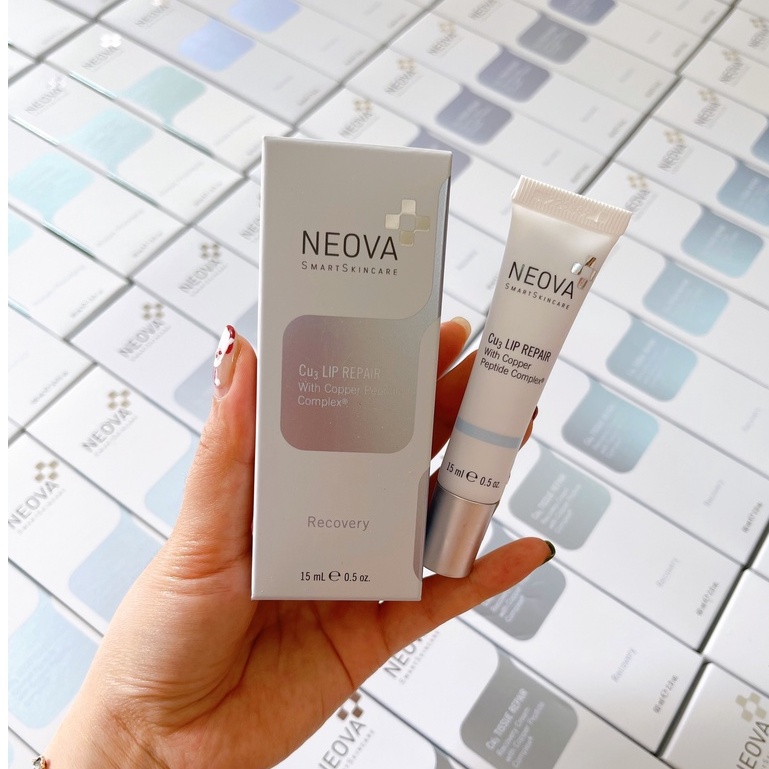 (CÓ VIDEO) Serum dưỡng thâm và làm đầy rõ rệt rãnh nhăn trên môi Neova Cu3 Lip Repair