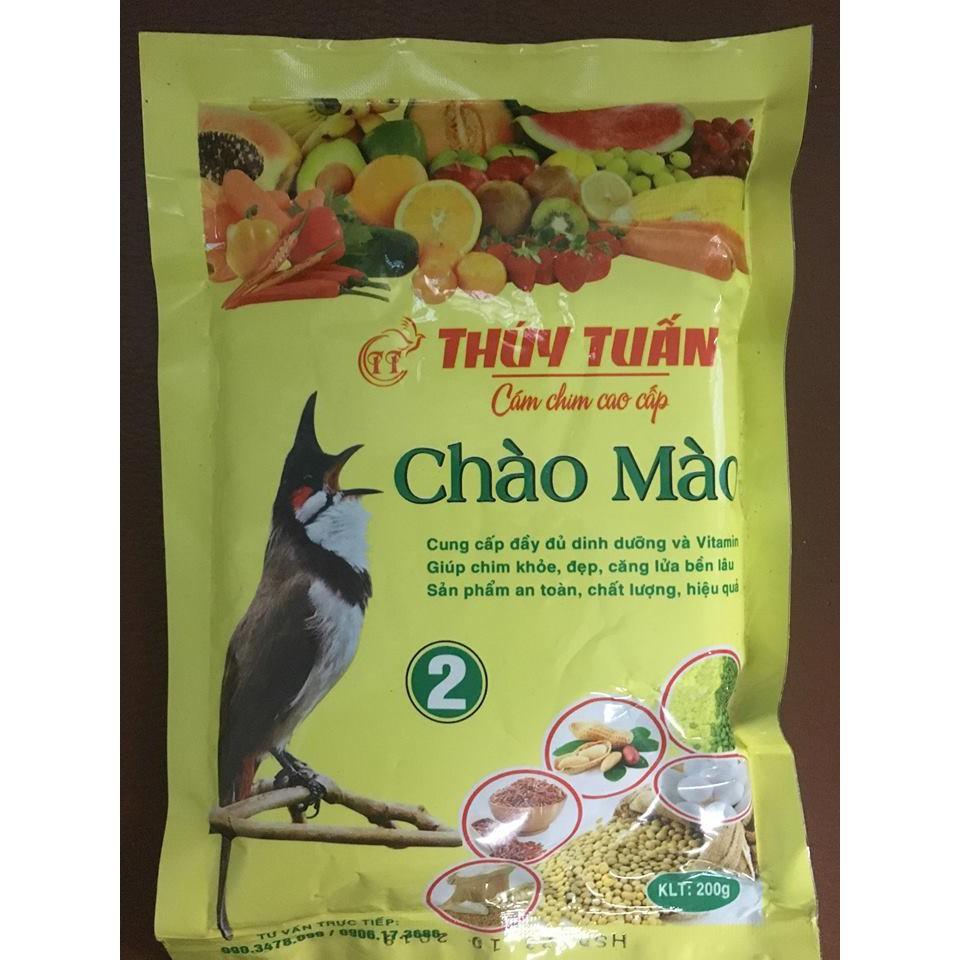 HCM- Cám chim - Thức ăn chim CHÀO MÀO THÚY TUẤN  SỐ 2 mỗi GÓI 200gr - cám dành cho chim cảnh-HP10401TC