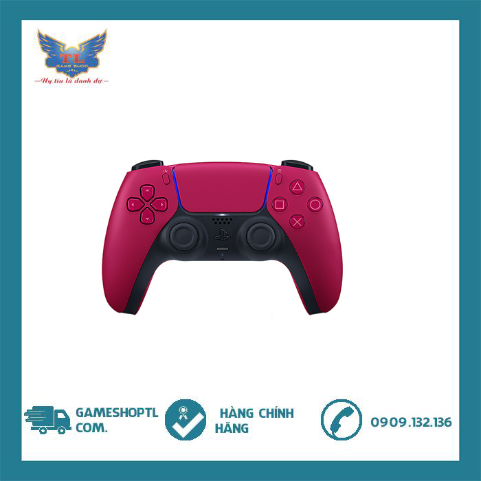 Tay Cầm Ps5 Màu Đen/Midnight Black -Tay Cầm Ps5 Màu Đỏ/COSMIC RED- BH 12 THÁNG