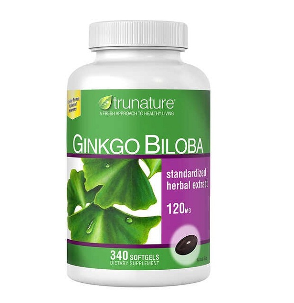 Viên uống hoạt chất Trunature Ginkgo Biloba 120mg 340 viên hàm lượng cao