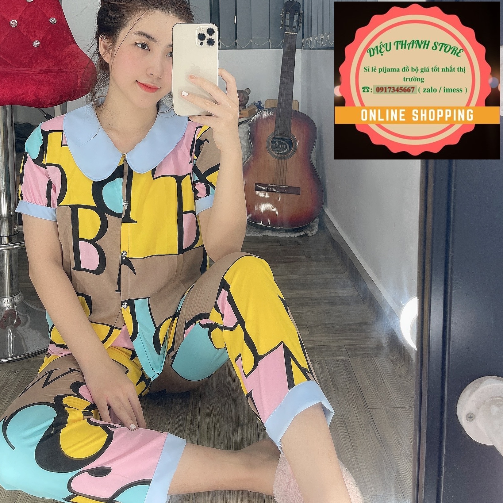 [CÓ TÚI QUẦN DƯỚI 56kg]ĐỒ BỘ PIJAMA - ĐỒ NGỦ NỮ - ĐỒ MẶC NHÀ- KATE LỤA MẶC MÁT, CHẤT VẢI THOÁNG MÁT SIÊU MỊN