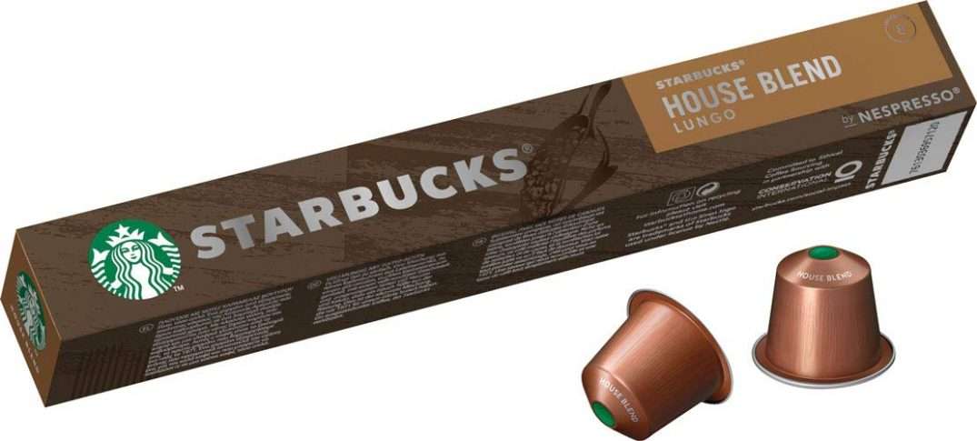 Cà phê viên nén starbucks by nespresso – house blend – 10 viên