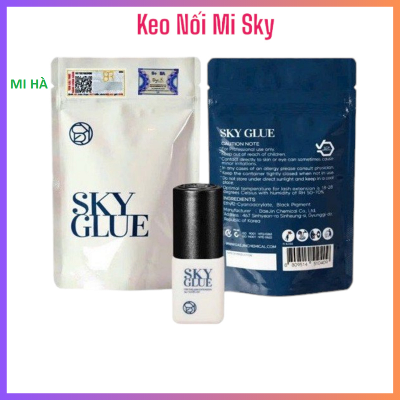 [ Chính Hãng ] Keo Sky Khô Nhanh,Dùng Nối Mi Classic, Keo Nối Mi Volume, Tạo Fan Mi , Keo Tập Nối_Keo Nối Mi Sky Khô 3-4S_PHỤ LIỆU MI HÀ