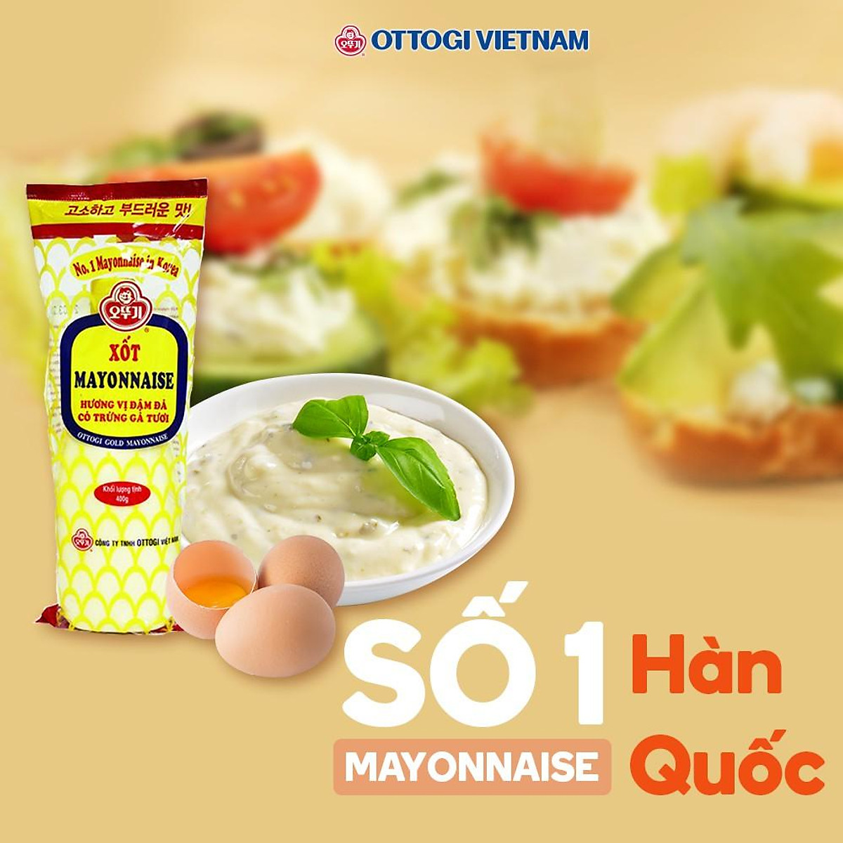 Sốt Mayonnaise OTTOGI 240g