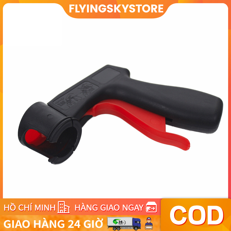 Tay cầm gắn bình xịt sơn có súng phun sơn tiện dụng
