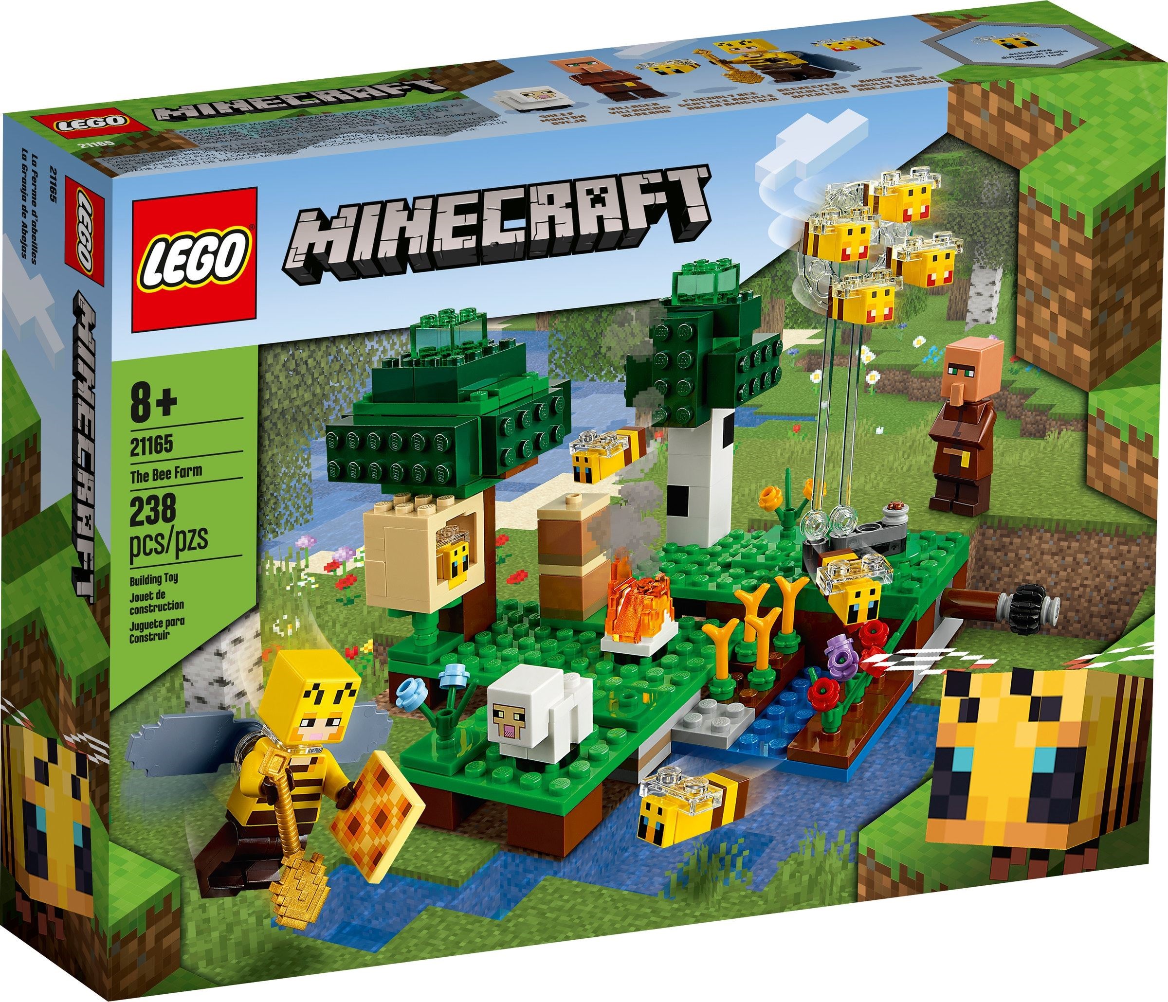 [Có sẵn] 21165 LEGO Minecraft The Bee Farm _ Trại nuôi Ong