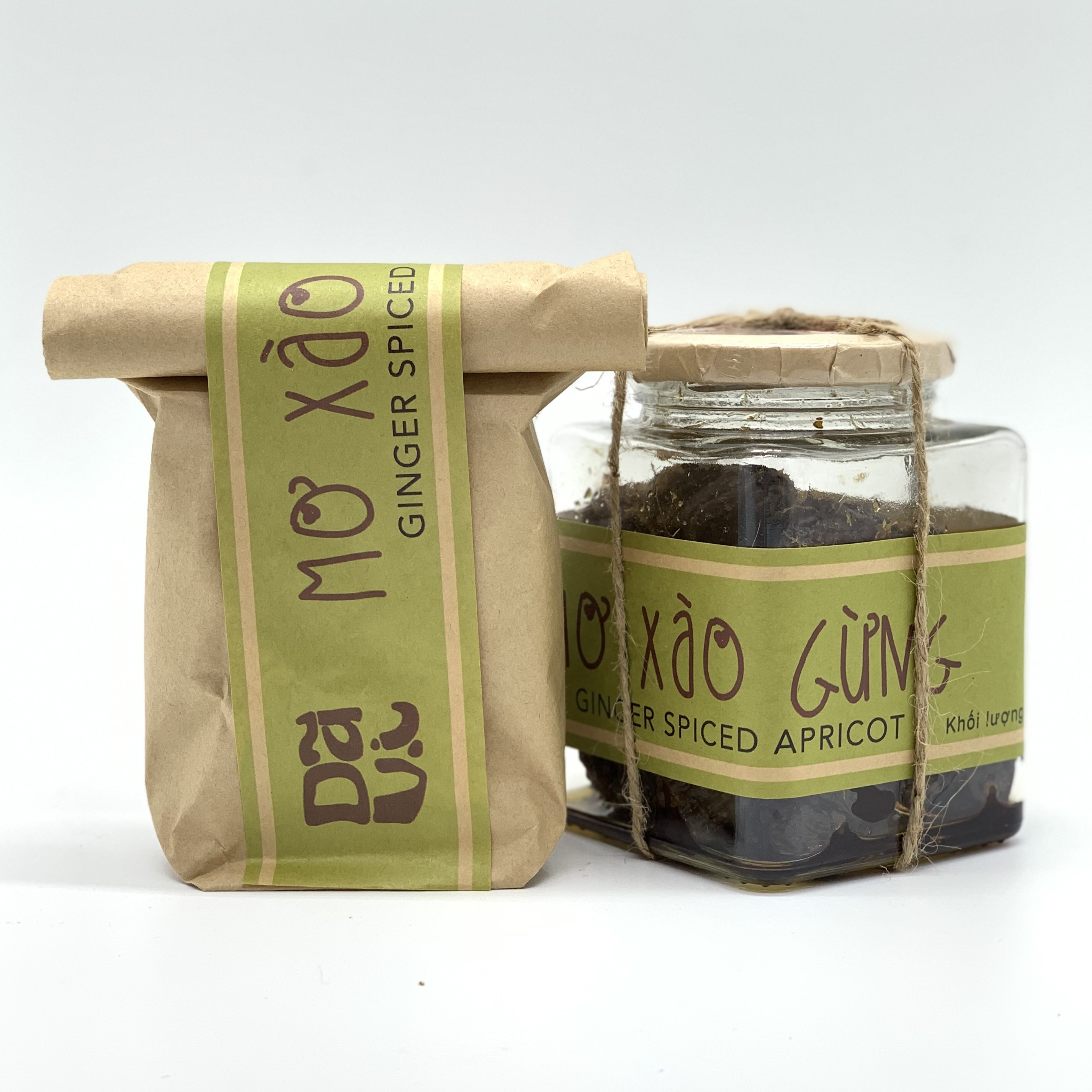 Gói ô mai mơ xào gừng 300gr dã vị