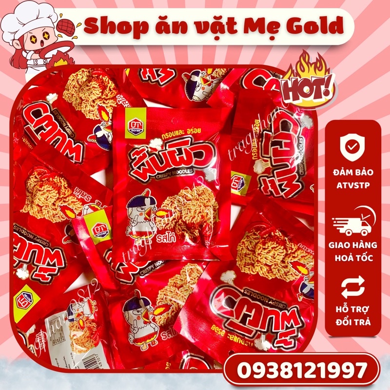 Snack mì viên ăn liền vị gà cay thổi lửa Thái Lan