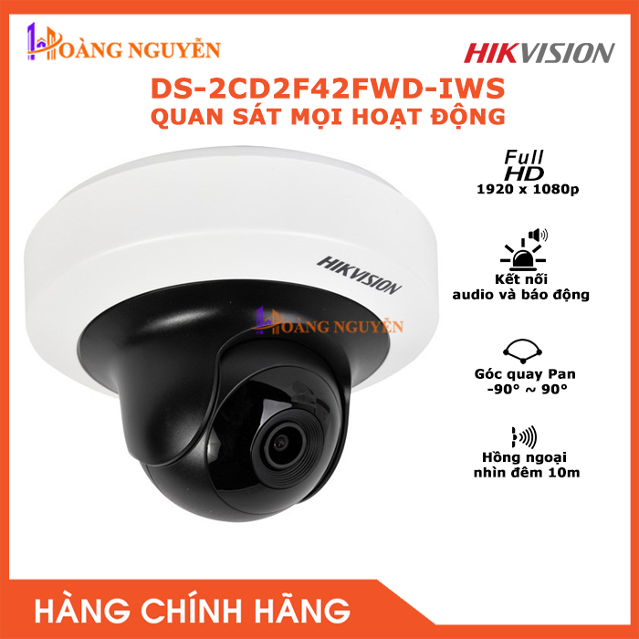 Camera ip wifi hikvision ds-2cd2f42fwd-iws 4.0mp – camera giám sát an ninh– công nghệ hoàng nguyễn