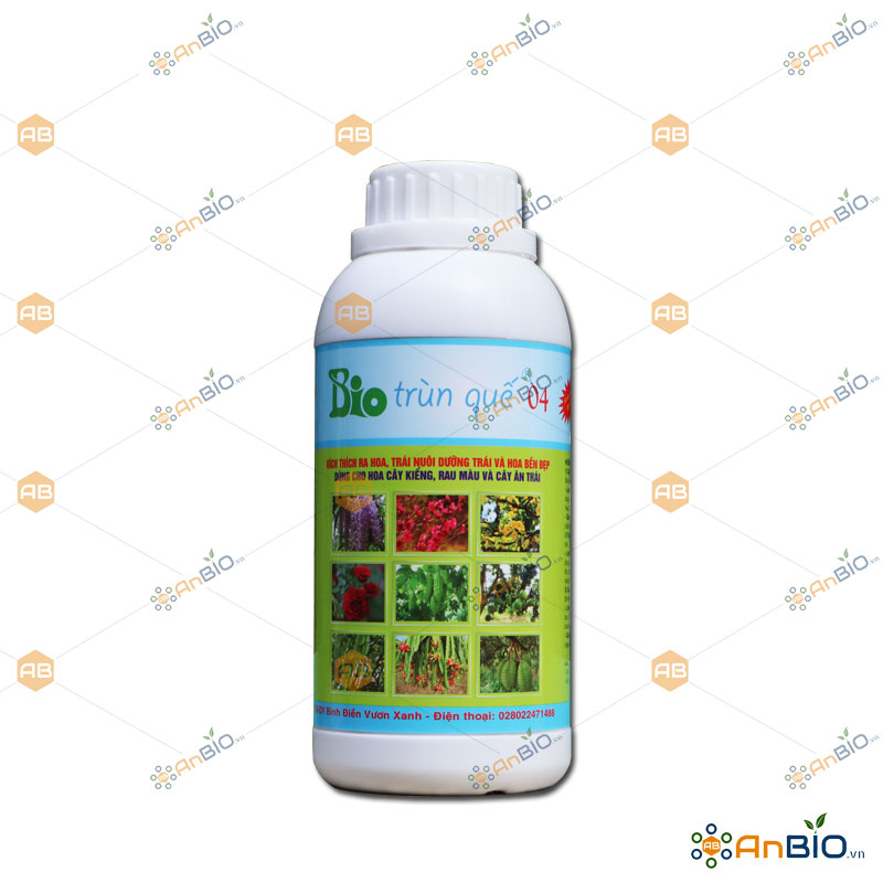 [HCM]Phân Bón Hữu Cơ BIO TRÙN QUẾ 04 3-5-5 Chai 500ml THÚC ĐẨY RA HOA - C2.1029