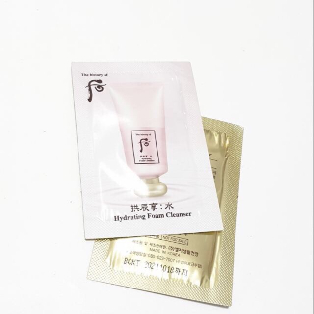 Sữa Rửa Mặt Kiềm Dầu Whoo Hồng Hydrating Foam Cleanser| -