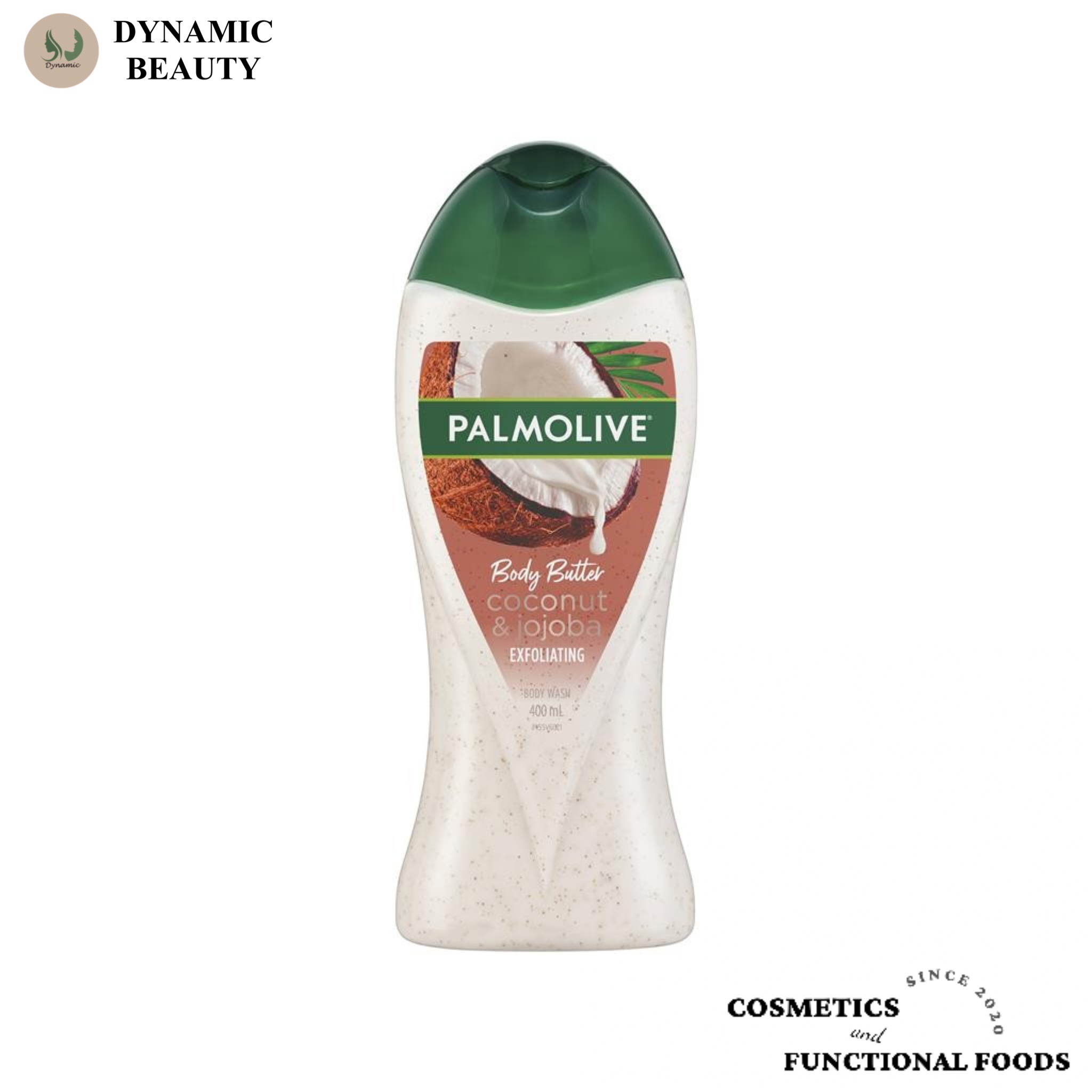 Sữa tắm tẩy tế bào chết Palmolive body butter coconut & jojoba exfoliating body wash 400ml