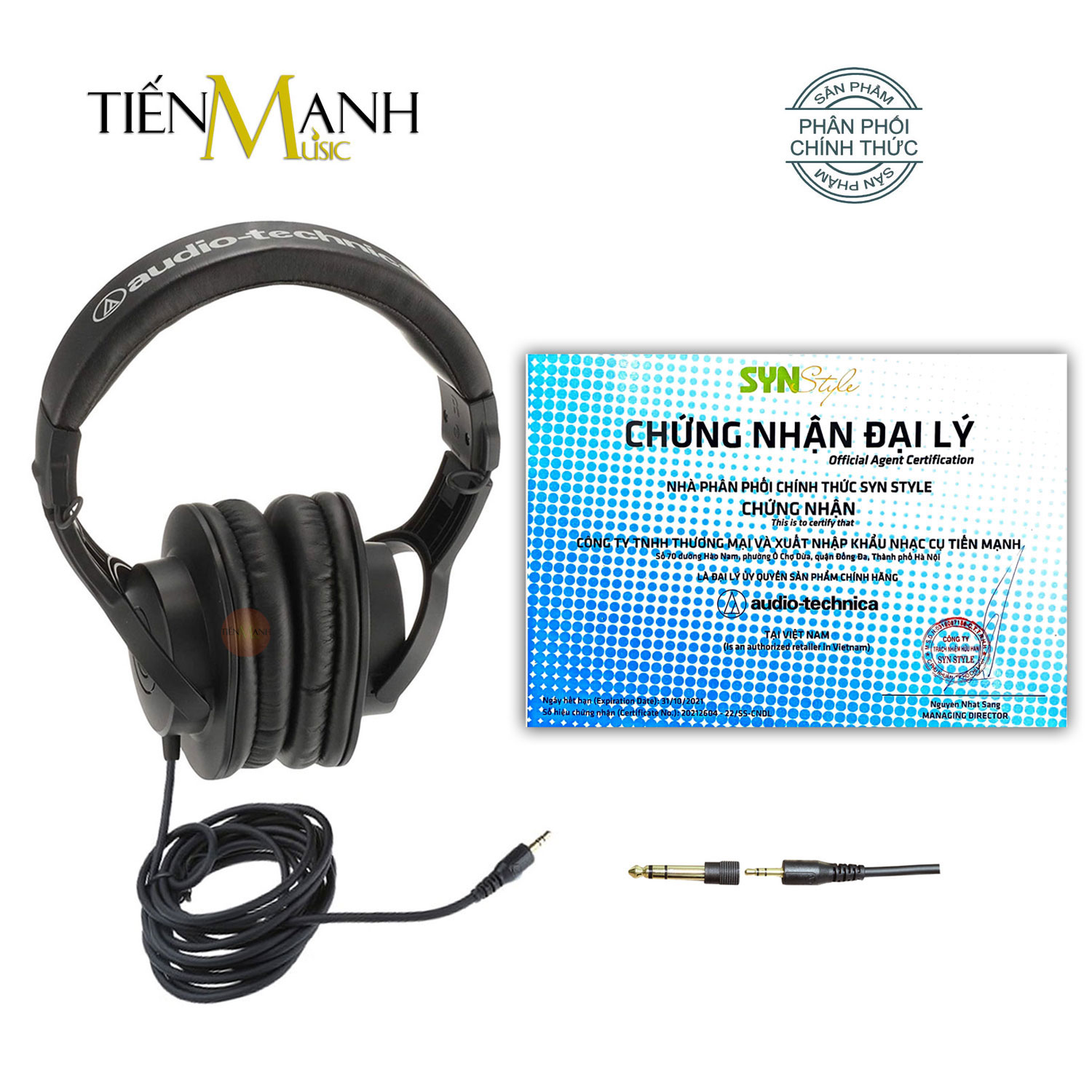 [Chính Hãng] Tai Nghe Kiểm Âm Audio Technica M20X - Studio Monitor Headphones Professional ATH-M20X ATHM20X