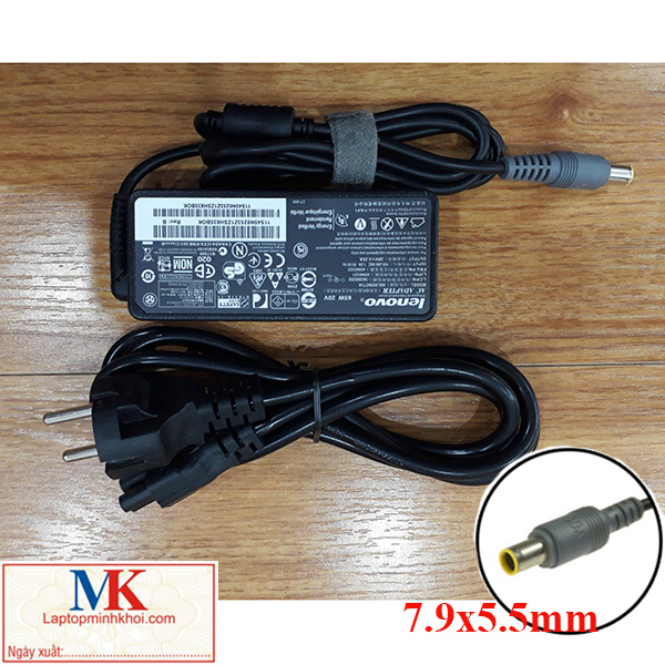 Sạc laptop lenovo 20v-3.25a dùng cho ibm thinkpad t410 t420 t430 t510 t520 t530 t60 x60 x61 r60 r61 e420 e430 e530 e540