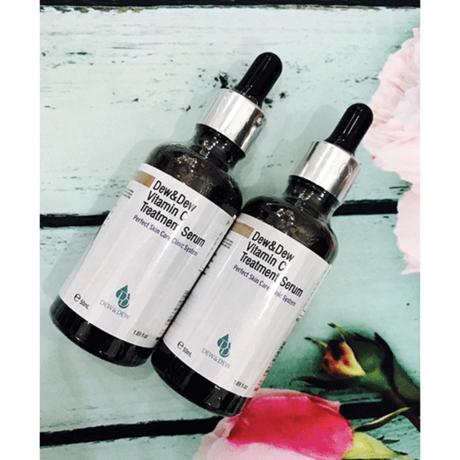 Tinh chất dưỡng da chống lão hoá serum dew&dew vitamin c treatment - 50ml