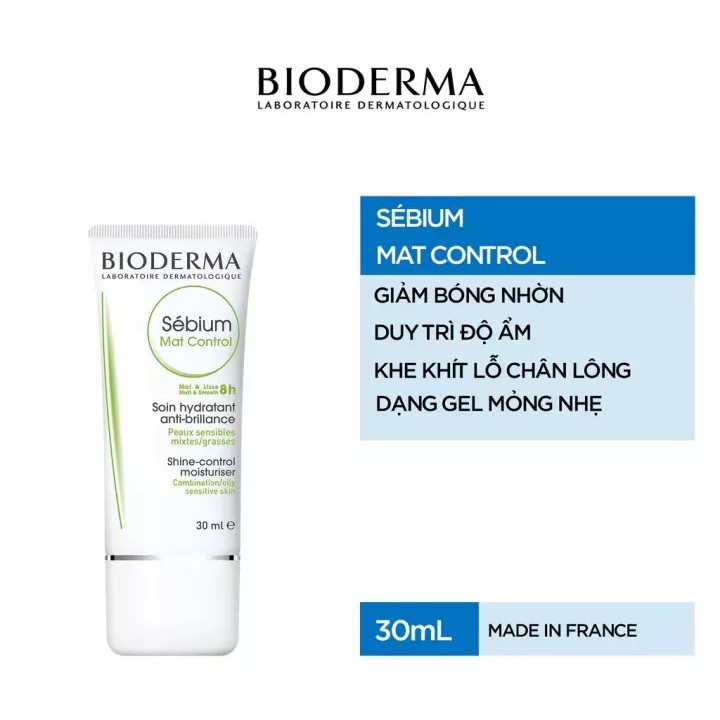 BDKem Dưỡng Kiềm Dầu Bioderma Sebium Mat Control 30ml