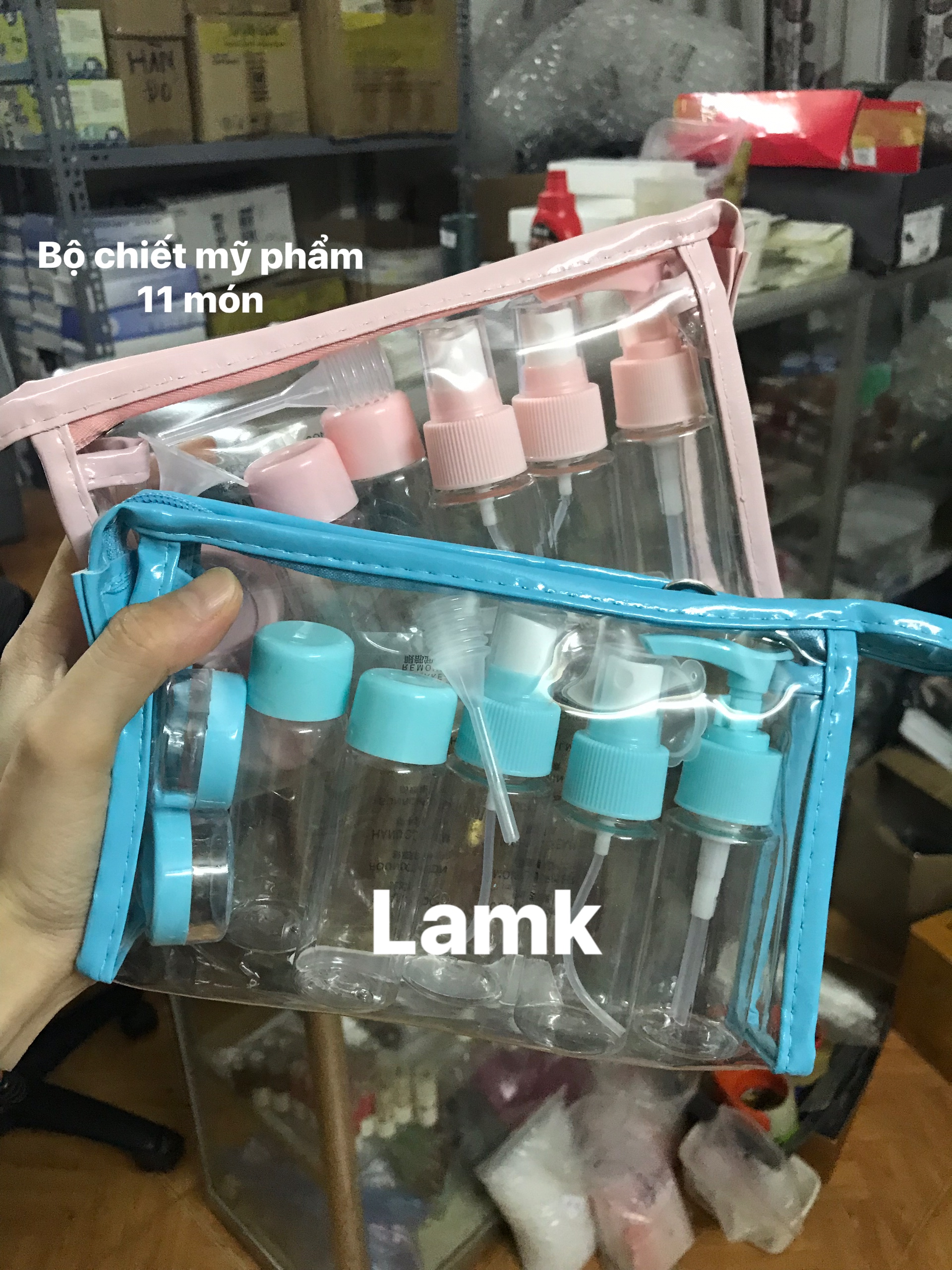 Dụng cụ dùng chiết mỹ phẩm khi đi du lịch 11 món